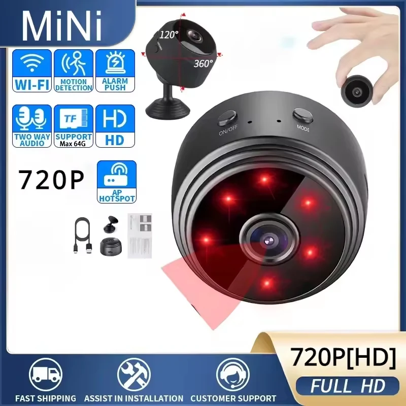 Home Security Recorder - Kamera WiFi Nirkabel A9 Mini Perekam