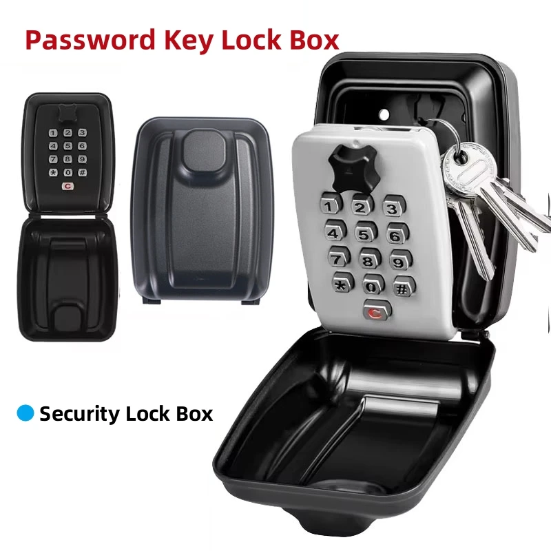 Home Security Key Box - Kotak Kunci Kata Sandi Kunci Tahan