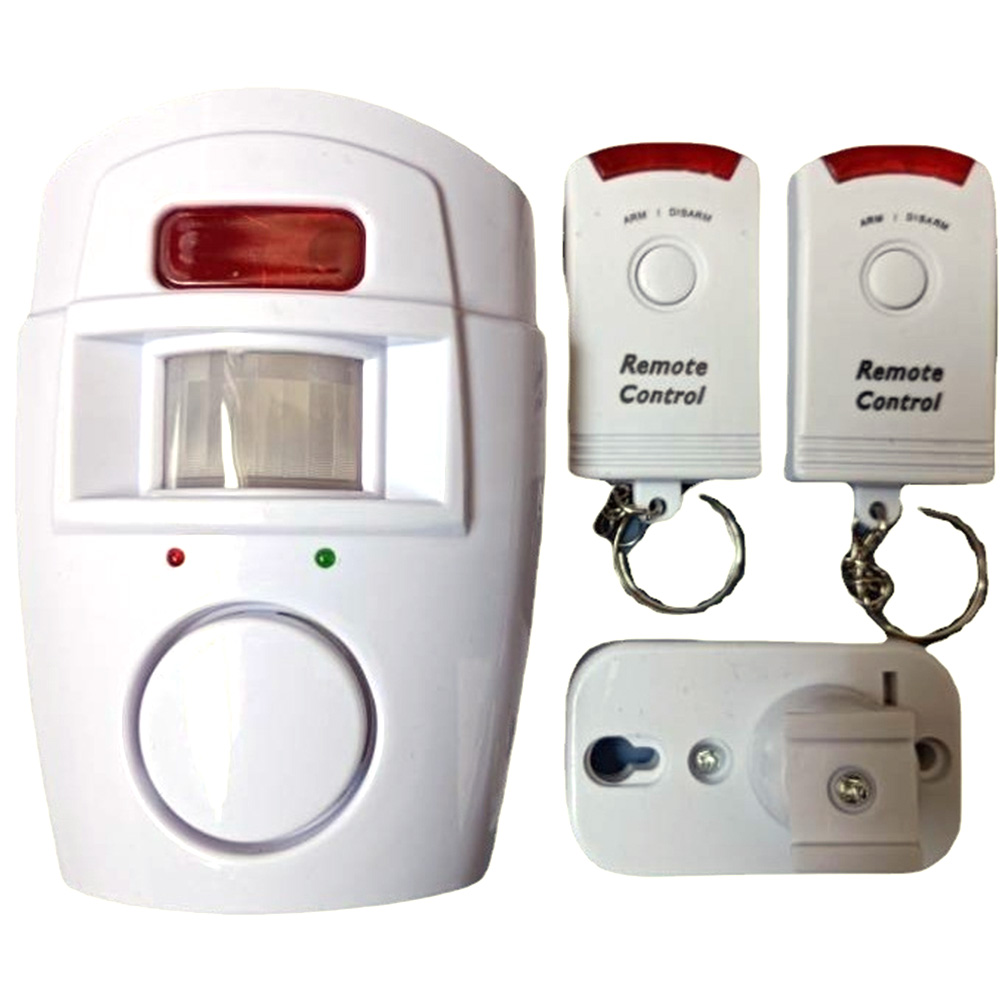 Home Security Battery - Alarm Sensor gerak nirkabel dengan 2