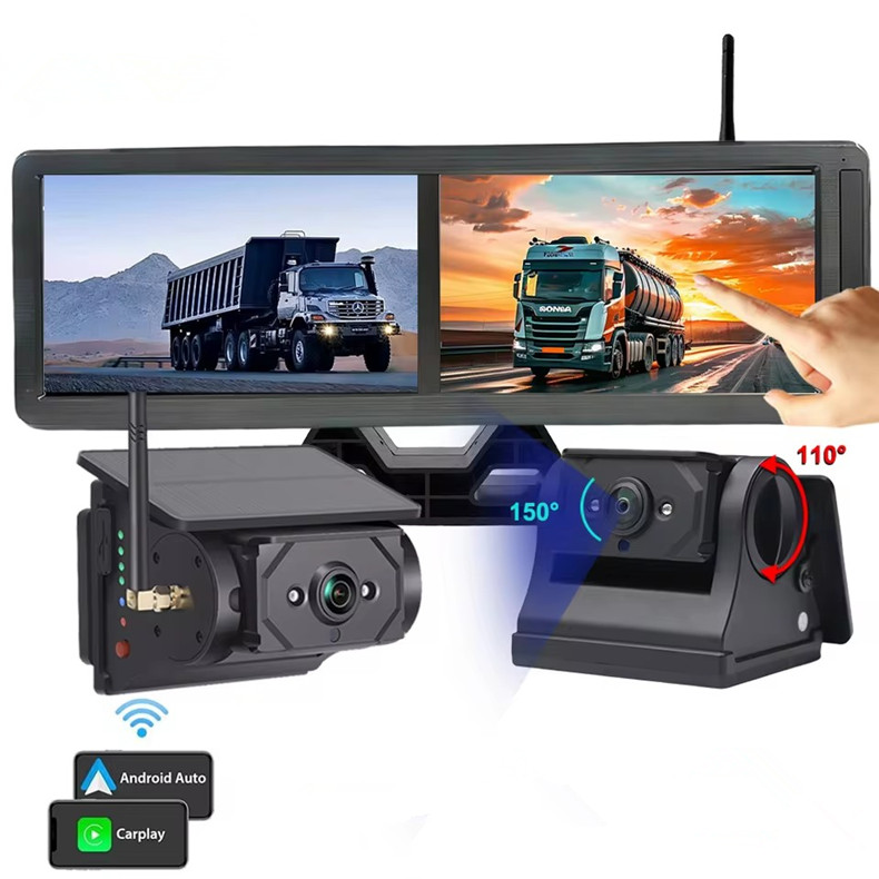 Camera Solar Wireless - 15.6 Inch Android Auto Carplay Nirkabel