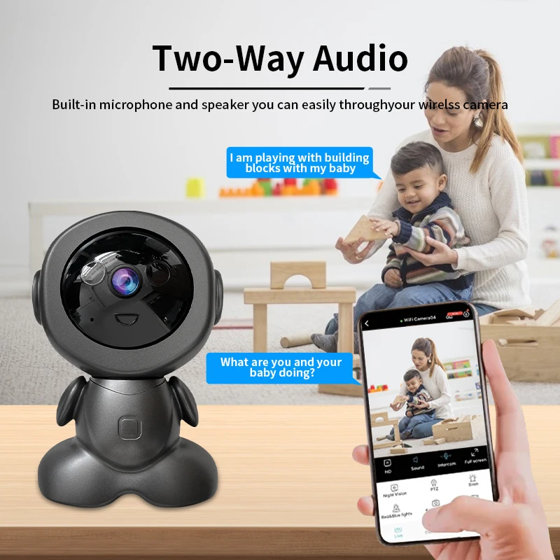 Kamera Robot Pengawas Wifi 8MP - Home Security Recorder ulasan dan harga
