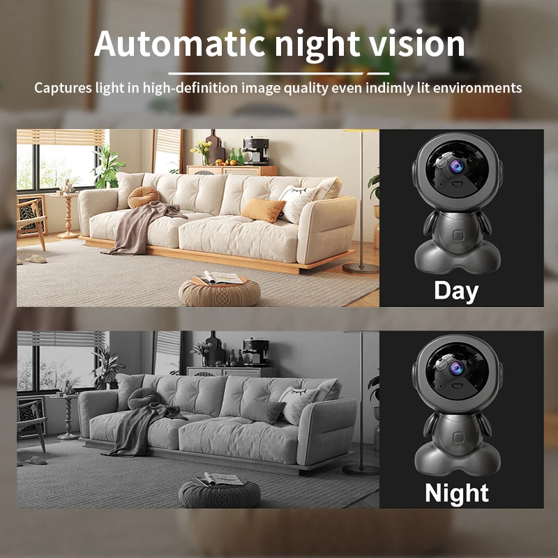 Kamera Robot Pengawas Wifi 8MP - Home Security Recorder ulasan dan harga