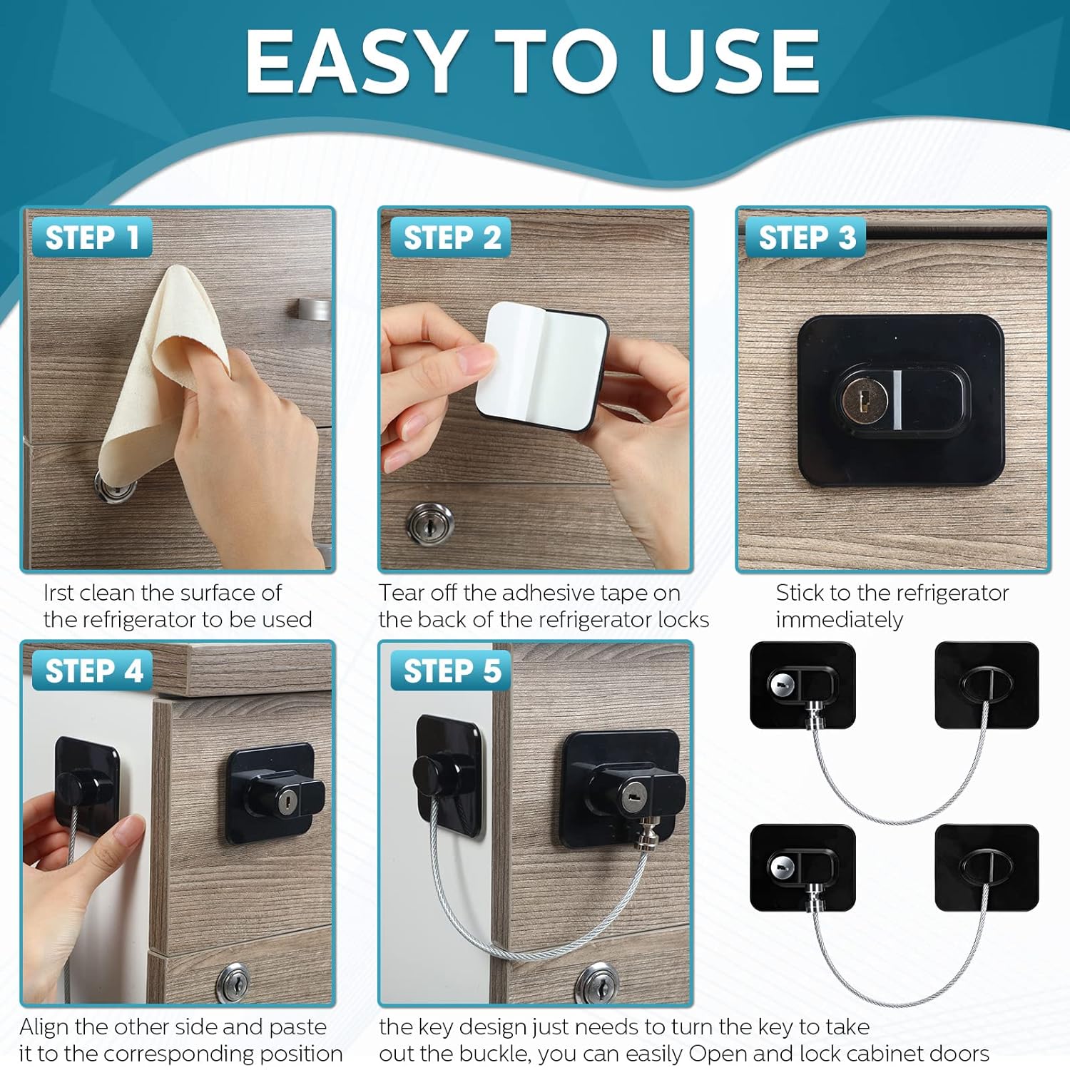 Kunci keamanan bayi, perlindun - Home Security Essential ulasan dan harga