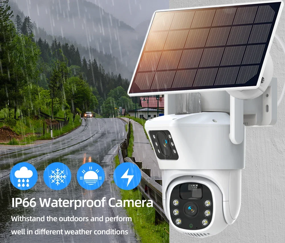 Kit Kamera CCTV tenaga surya W - Camera Solar Wireless ulasan dan harga