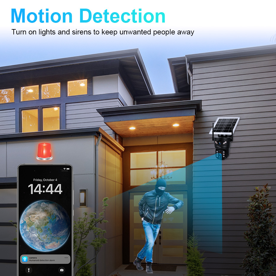 KERUI 6MP 4G SIM WiFi Kamera S - Home Security Video ulasan dan harga