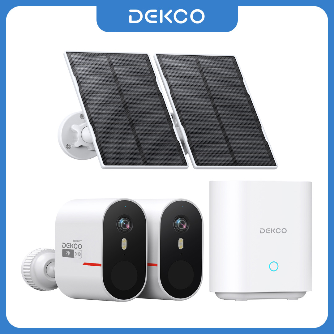 Dekco 3MP WiFi Solar Camera Sy - Home Security And Camera System ulasan dan harga