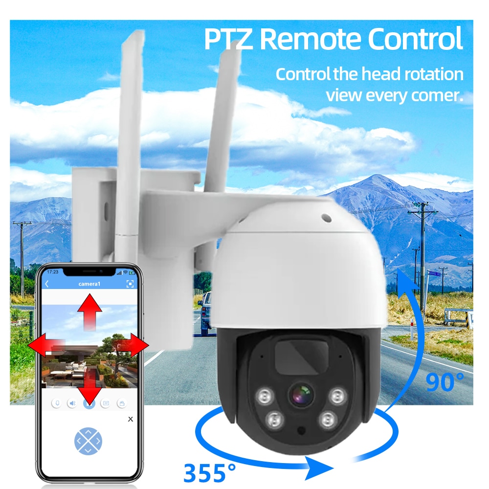 Kit Sistem Kamera IP WIFI Keam - Camera Solar Wireless ulasan dan harga