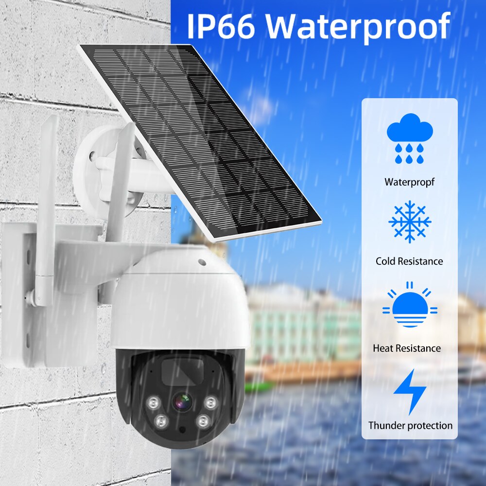Kit Sistem Kamera IP WIFI Keam - Camera Solar Wireless ulasan dan harga