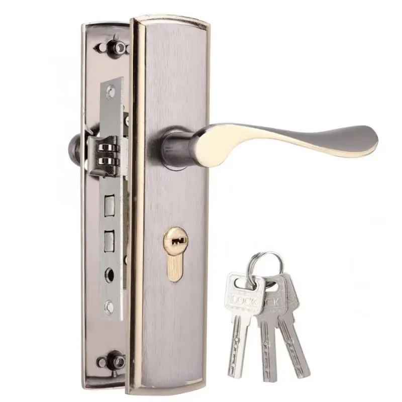 Kunci gagang pintu emas, kunci - Home Security Essential ulasan dan harga
