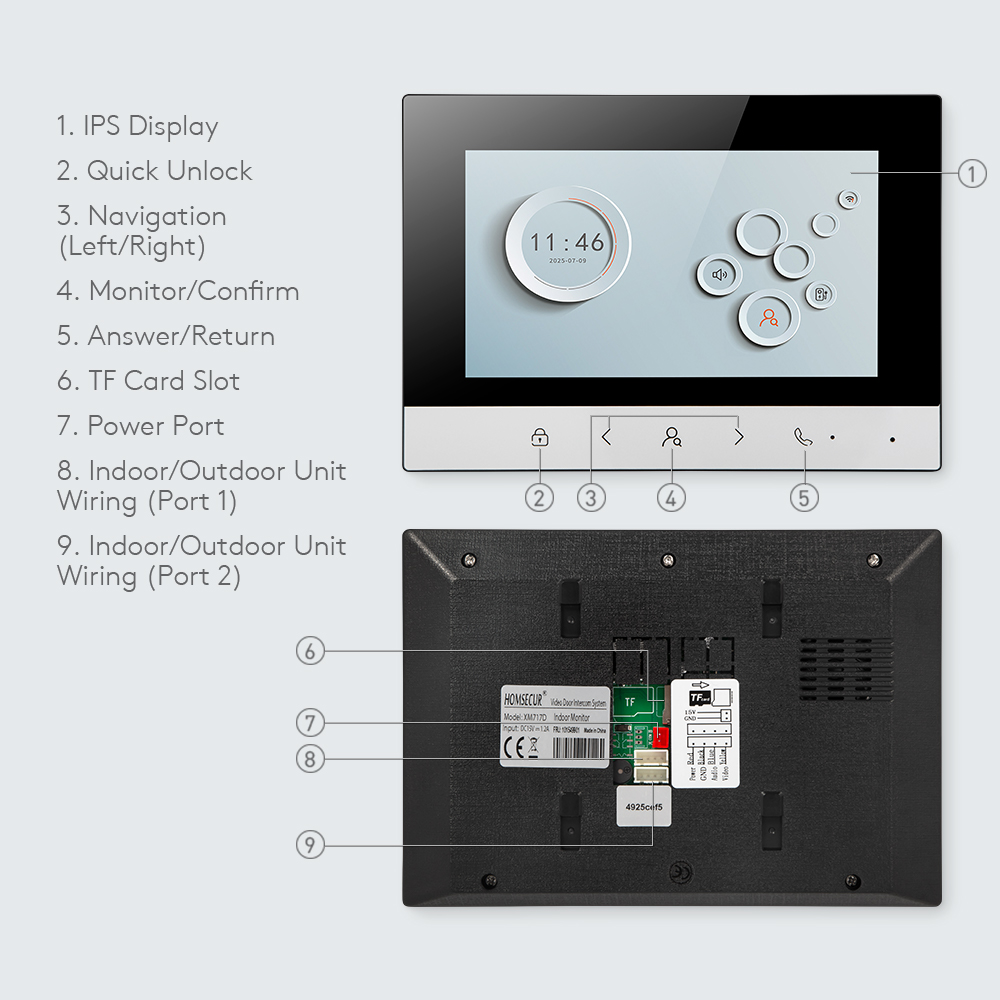 Monitor Dalam Ruangan Tuya Sma - Home Security Video ulasan dan harga