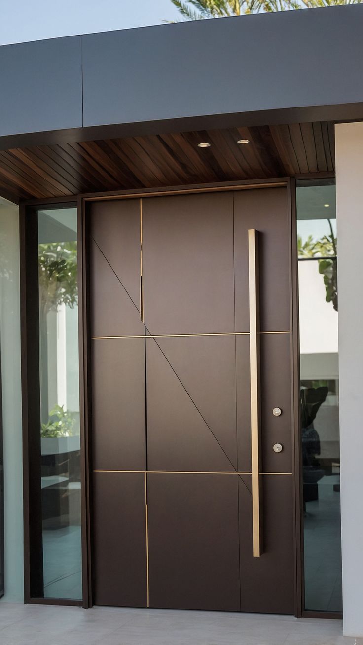 Pintu Eksterior Desain Modern  - Home Security Providers ulasan dan harga