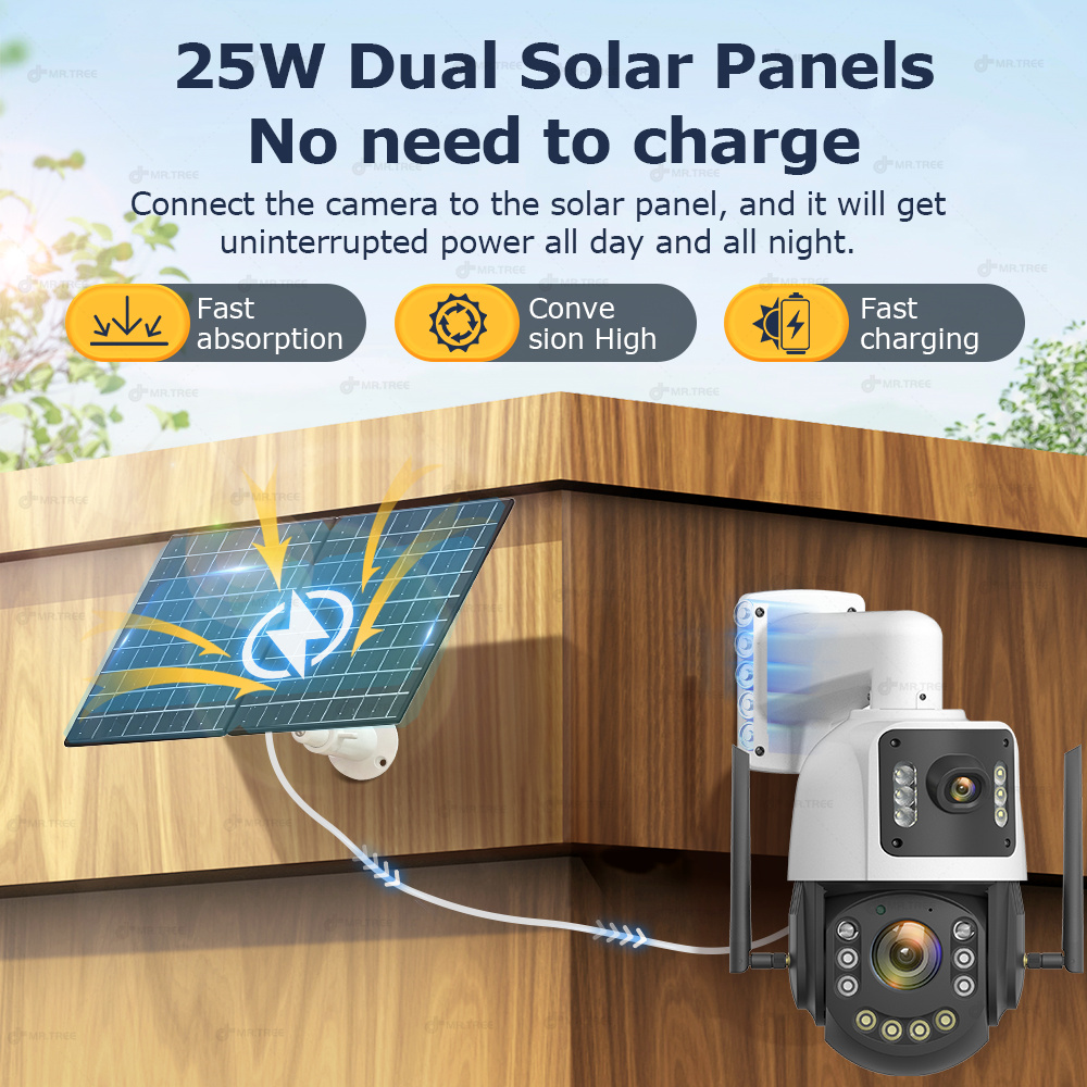 Kamera Keamanan Surya Metal AO - Home Security Battery ulasan dan harga