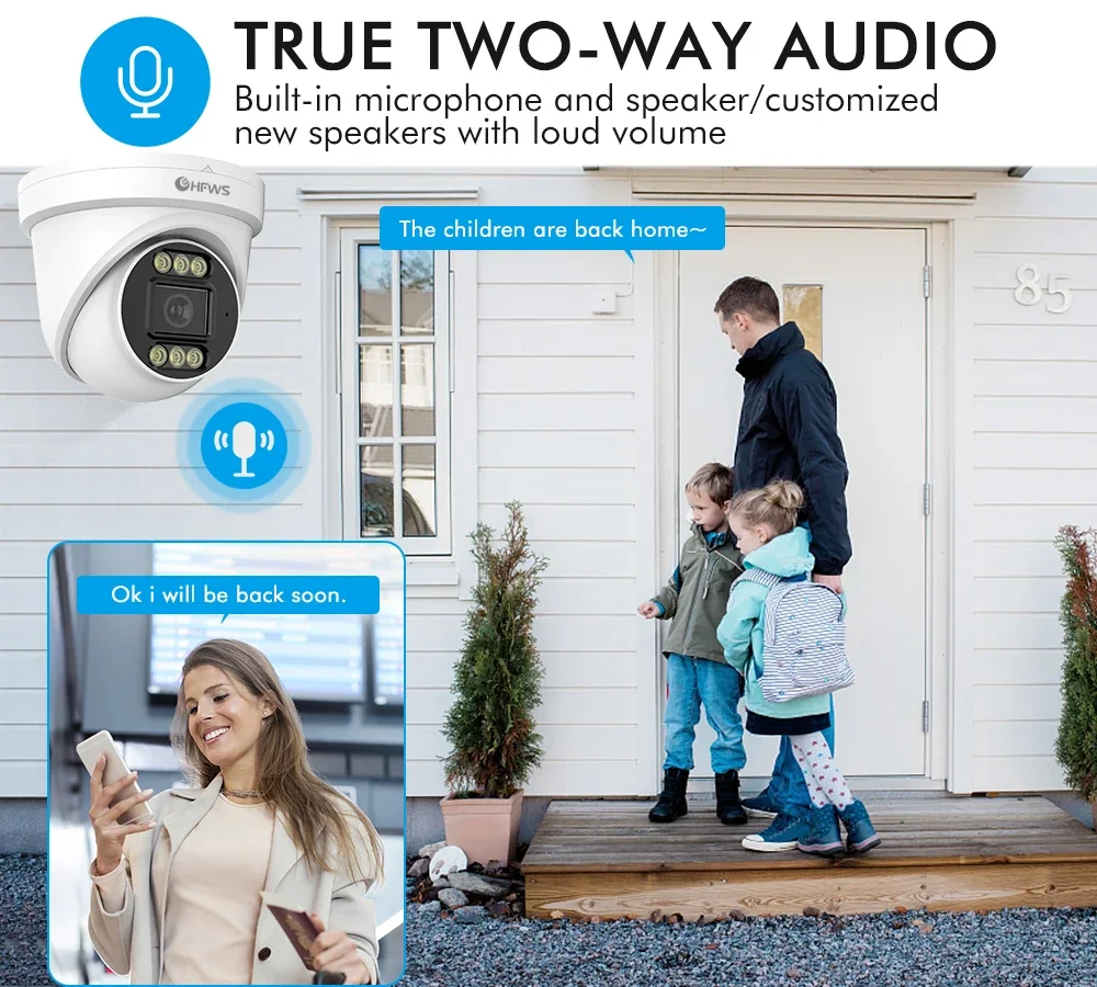 Kamera Dome IP PoE OEM 8MP 4K  - Home Security And Camera System ulasan dan harga