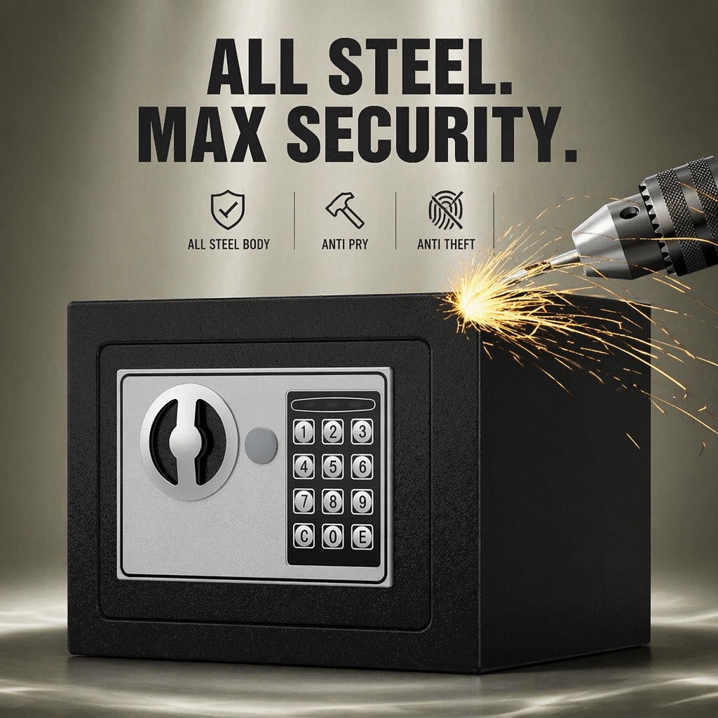 Kotak Brankas Digital Elektron - Home Security Essential ulasan dan harga