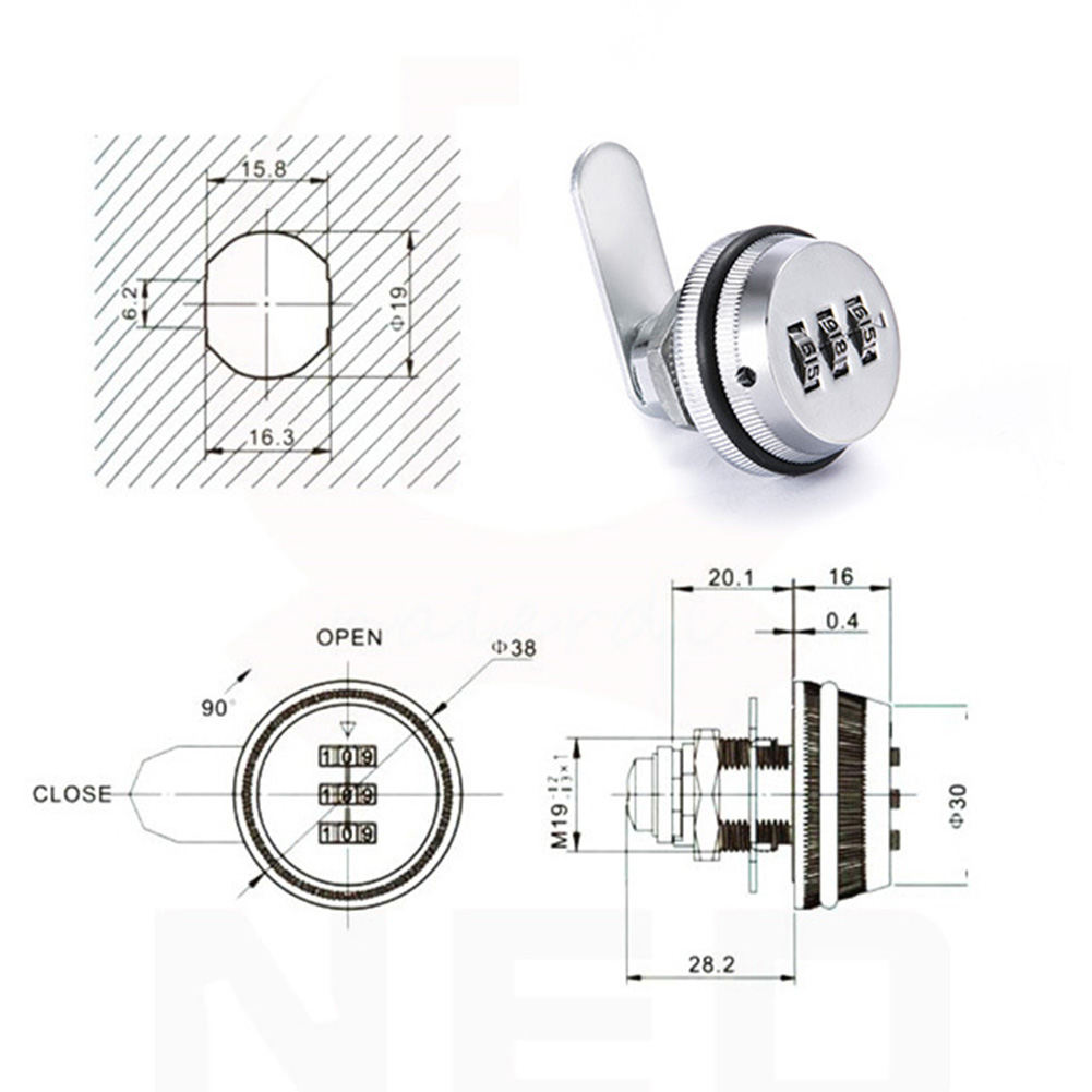 Kunci Laci Tanpa Kunci dengan  - Home Security Essential ulasan dan harga