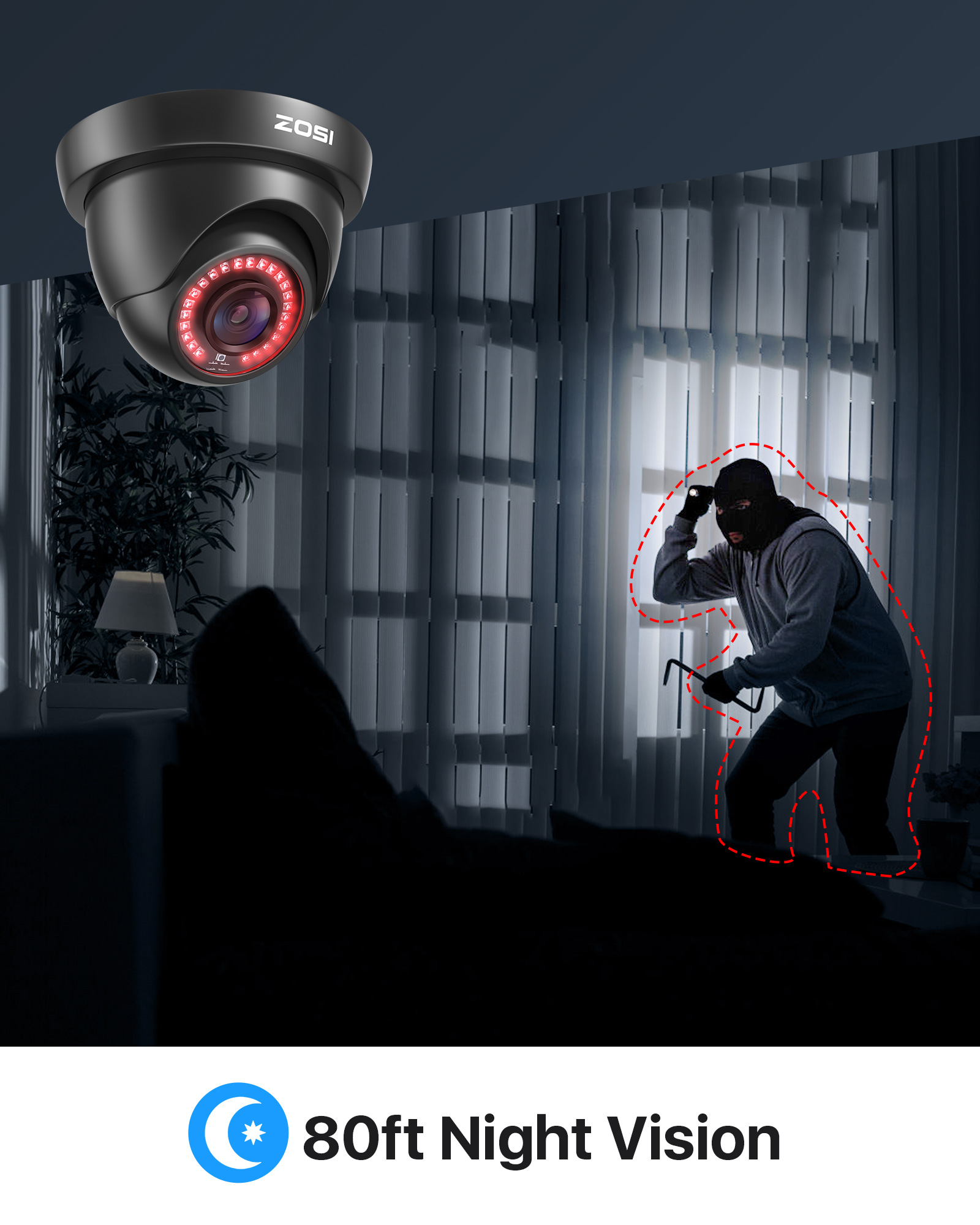 ZOSI 2.0MP HD 1080P Kit Kamera - Home Security And Camera System ulasan dan harga