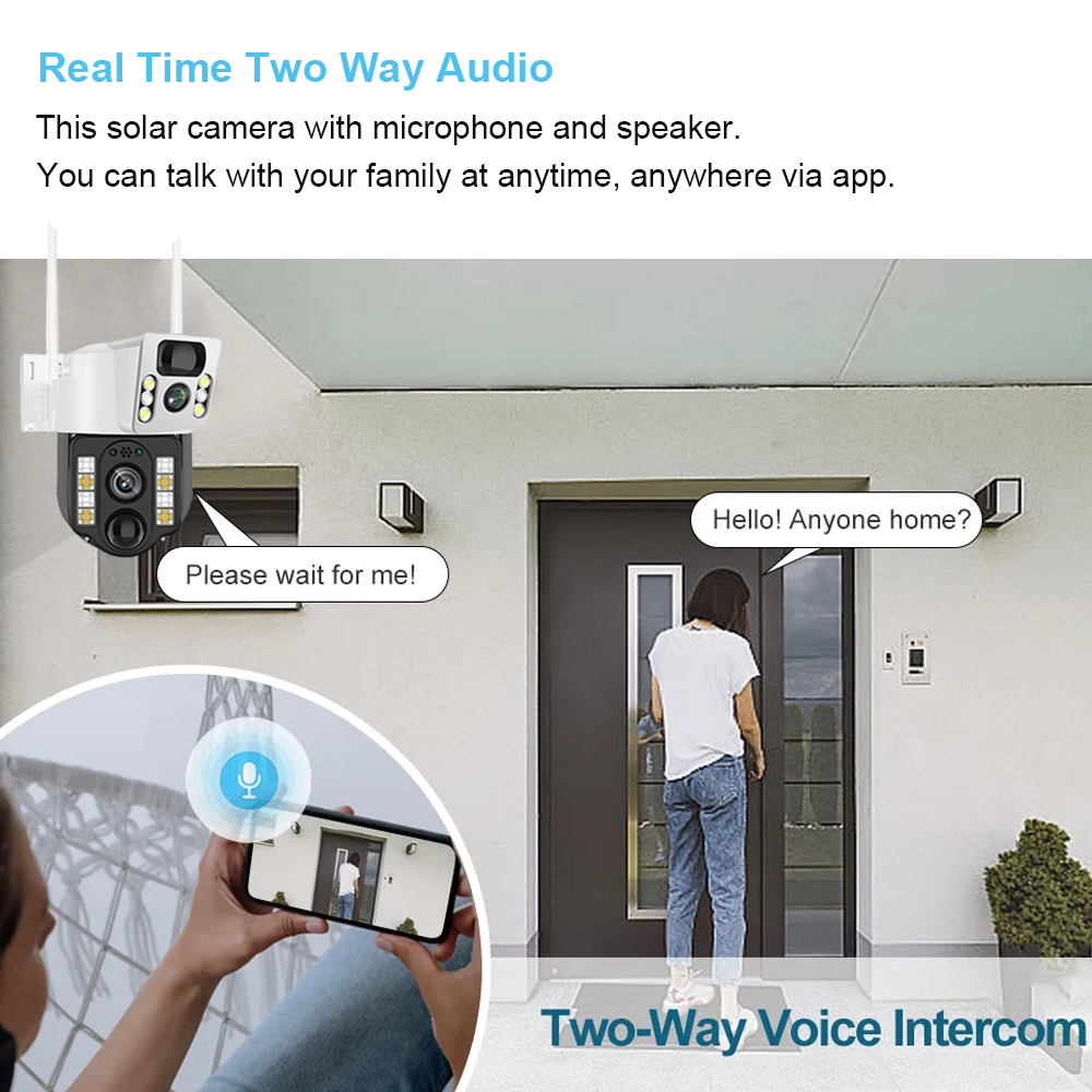 Kamera IP CCTV WiFi/4G, alat p - Home Security Wireless Cameras ulasan dan harga