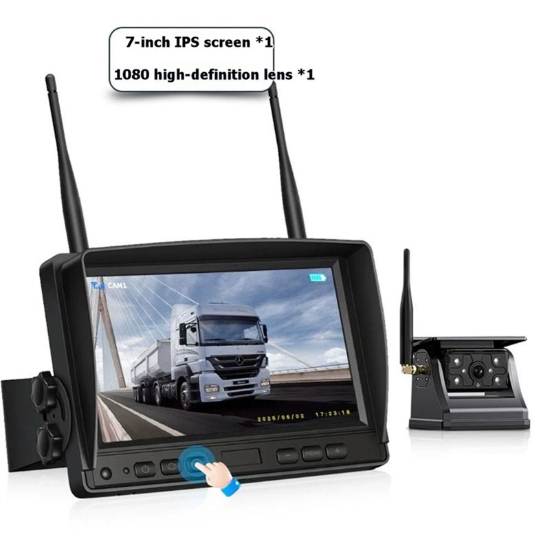 Monitor Mobil Tenaga Surya ABS - Camera Solar Wireless ulasan dan harga