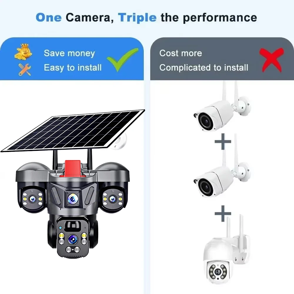 KERUI V380 Pro Luar Ruangan PT - Home Security Video ulasan dan harga