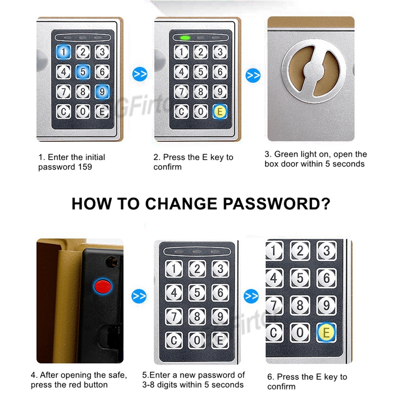 Kotak Pengaman Kata Sandi Terp - Home Security Key Box ulasan dan harga