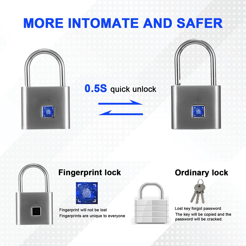Kunci Pintu Biometrik Tanpa Ku - Home Security Battery ulasan dan harga