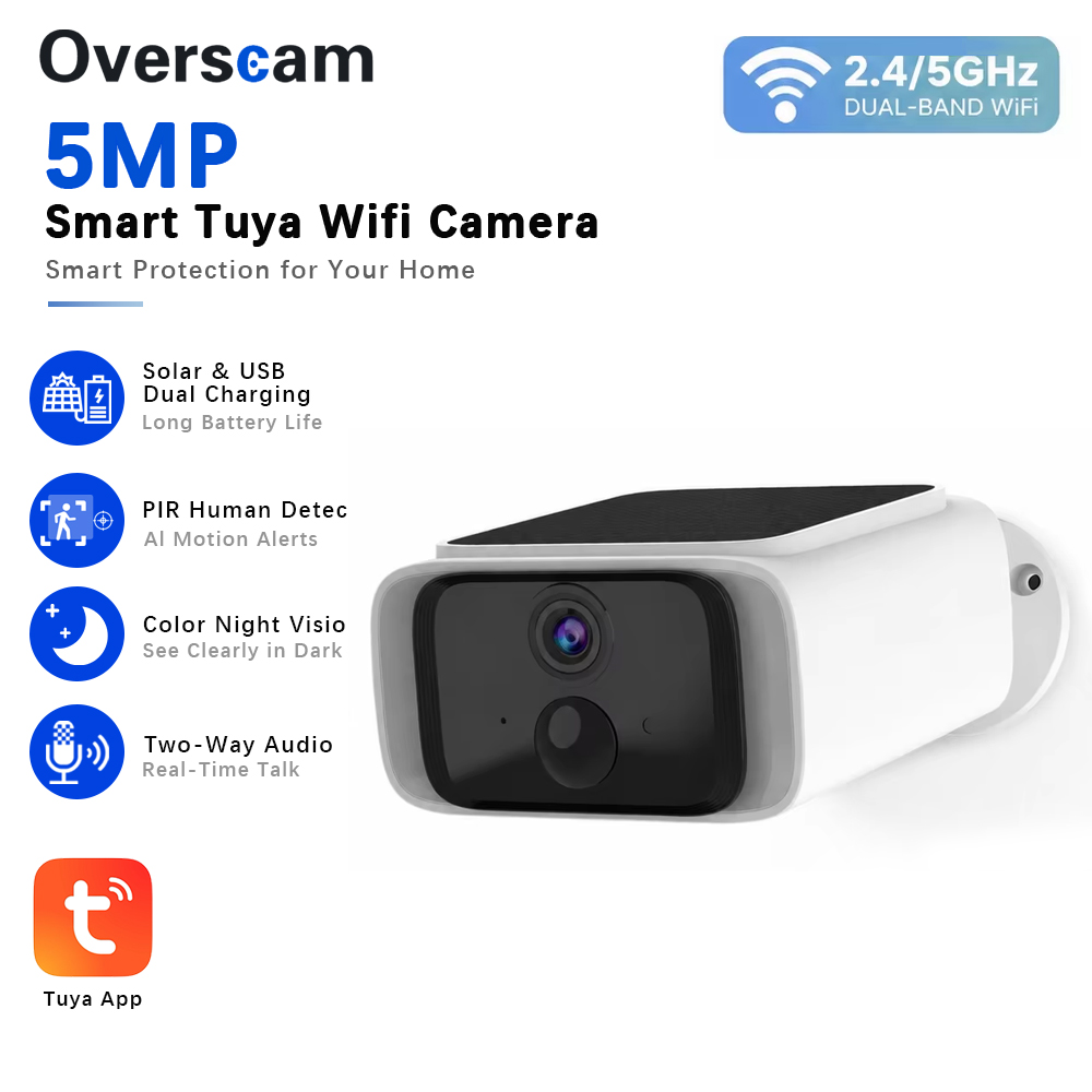 Kamera Keamanan Tenaga Surya T - Home Security Wireless Cameras ulasan dan harga