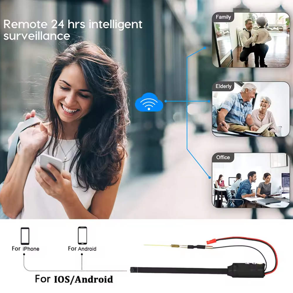 Modul Kamera Mini WiFi DIY Mot - Home Security Recorder ulasan dan harga