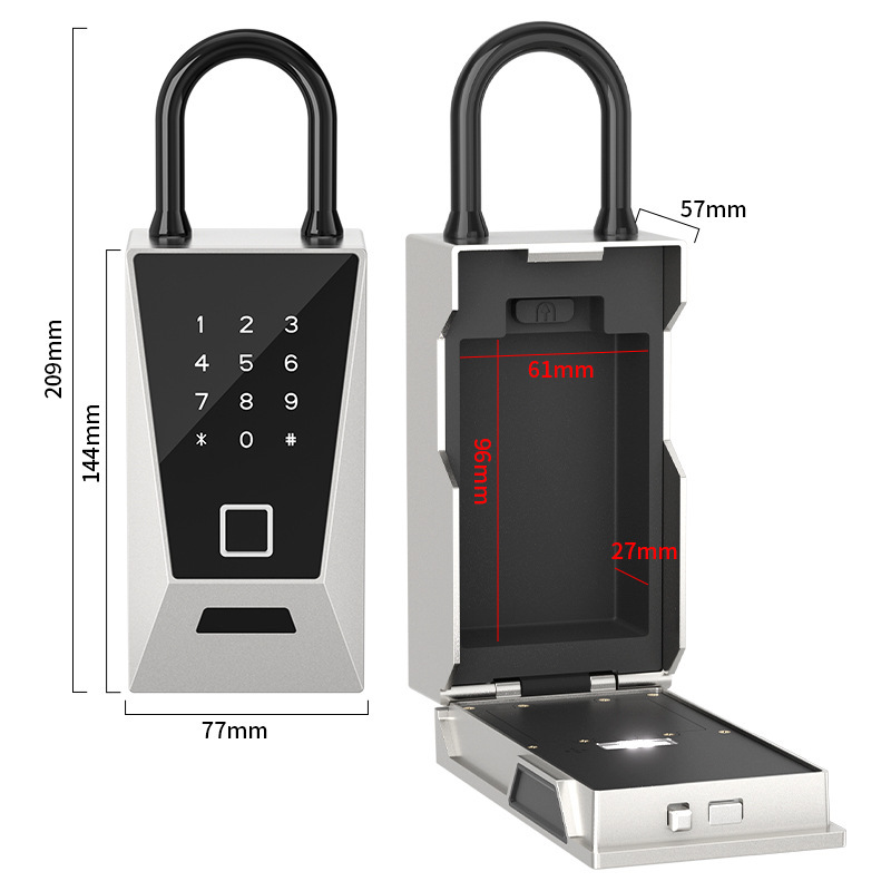 Kotak Kunci Kartu IC Sidik Jar - Home Security Key Box ulasan dan harga