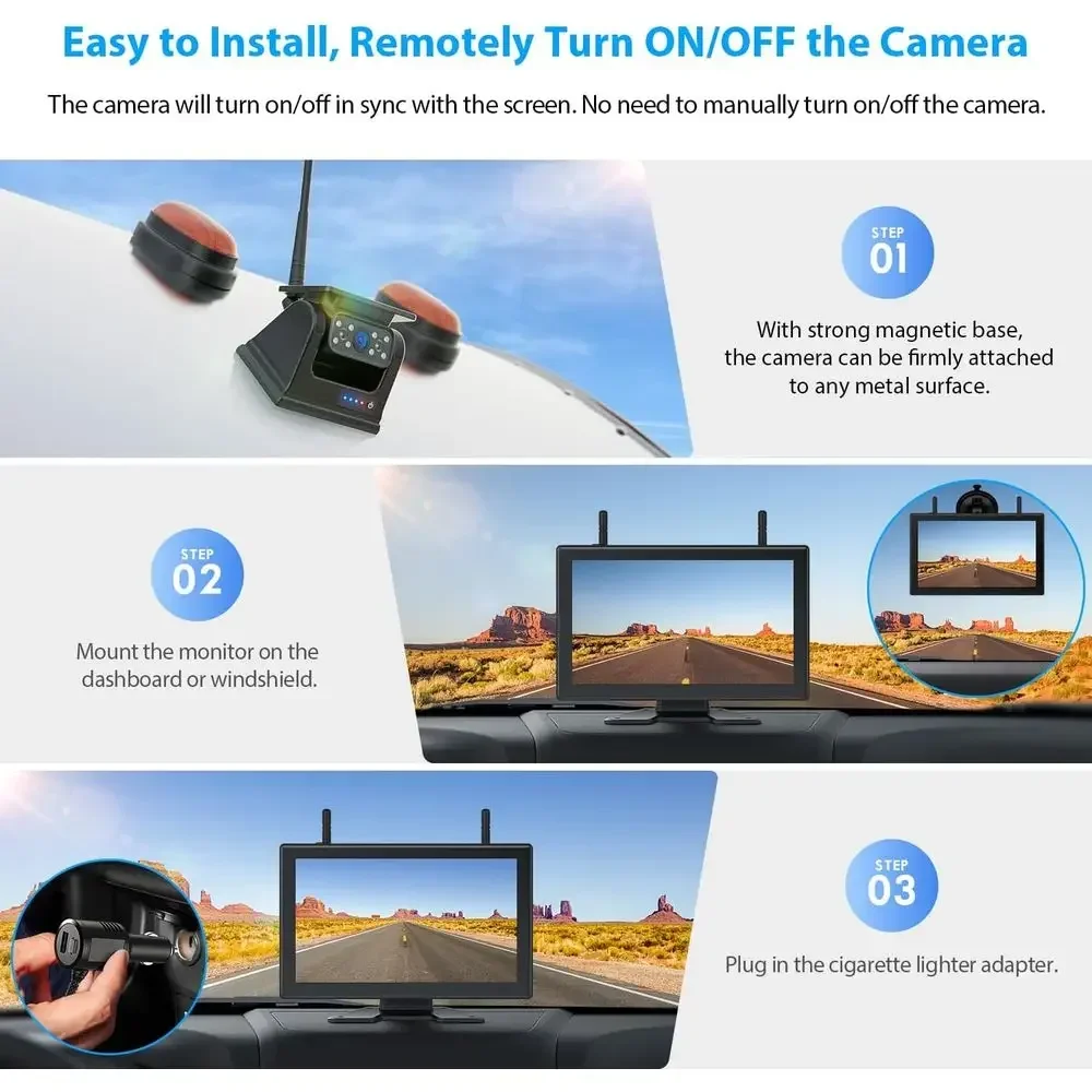Kamera Cadangan Nirkabel Tenag - Camera Solar Wireless ulasan dan harga