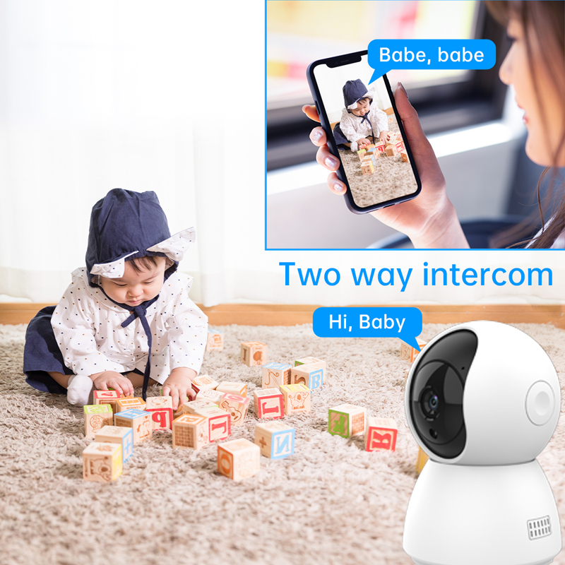 Kamera IP Pintar Tuya 2MP, Kam - Home Security Wireless Cameras ulasan dan harga