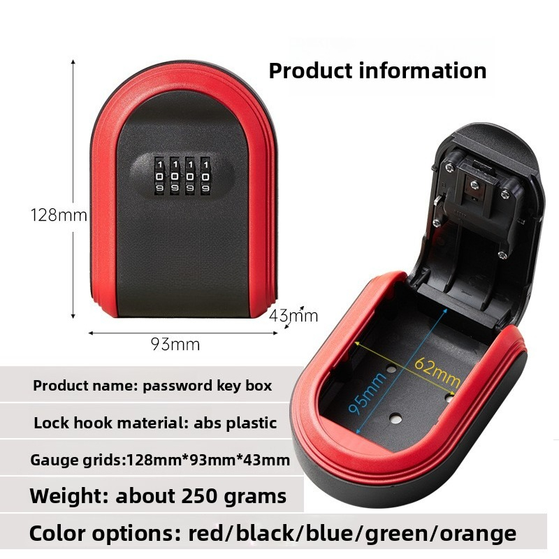 Kotak Kunci Plastik dengan Kun - Home Security Key Box ulasan dan harga