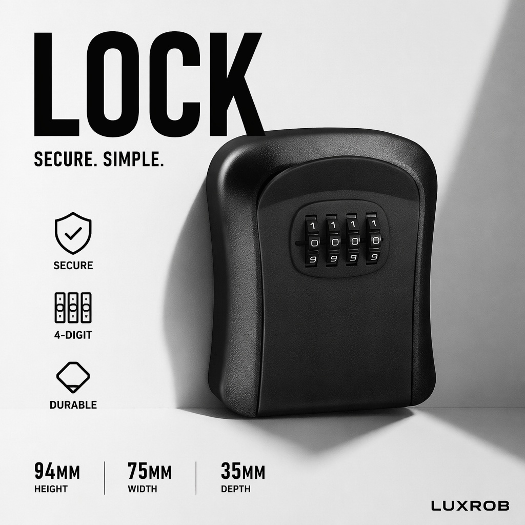 Kotak Penyimpanan Kunci Tahan  - Home Security Key Box ulasan dan harga